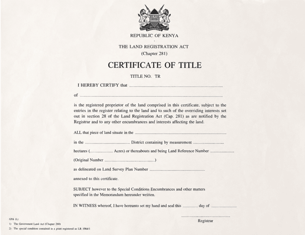 How old Titles(Lease) looks like